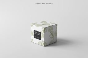 香薰礼盒包装样机模板